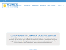 Tablet Screenshot of florida-hie.net